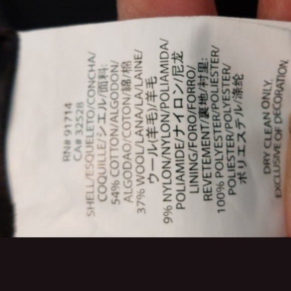 A/X Armani Exchange Charcoal Belted Jacket - Picture 3 of 15